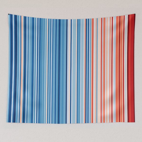 Item preview, Australia climate and global warming temperature stripes for Victoria designed and sold by takver.