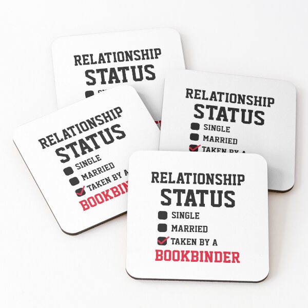 Item preview, Bookbinder Relationship Status  designed and sold by Yay Design.