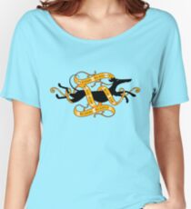 Camiseta ancha para mujer Gris medieval