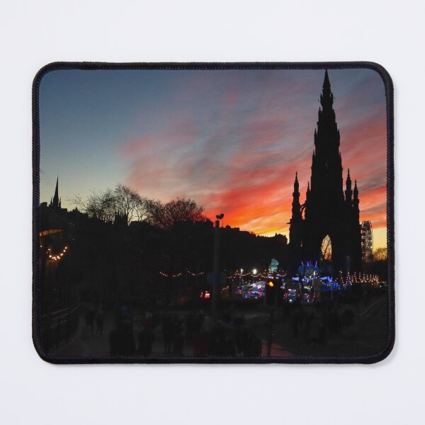 Item preview, Sunset over Scott monument in Edinburgh designed and sold by Ann Biddlecombe.