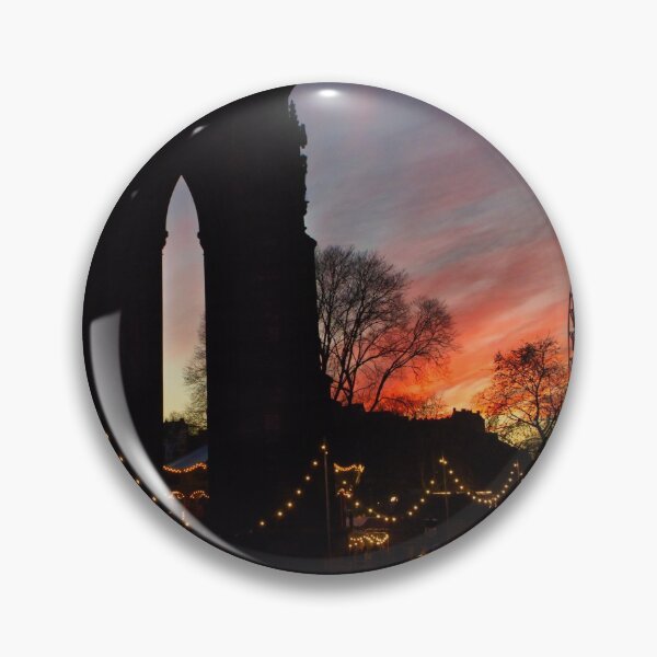 Item preview, Sunset over Scott monument and big wheel in Edinburgh  designed and sold by Ann Biddlecombe.