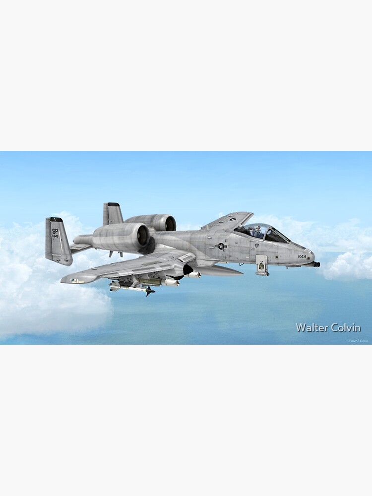 Disover A-10 Thunderbolt Premium Matte Vertical Poster
