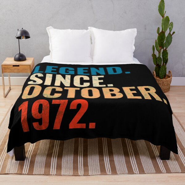 Item preview, Legend Since October 1972 Retro Vintage designed and sold by Teelogic.