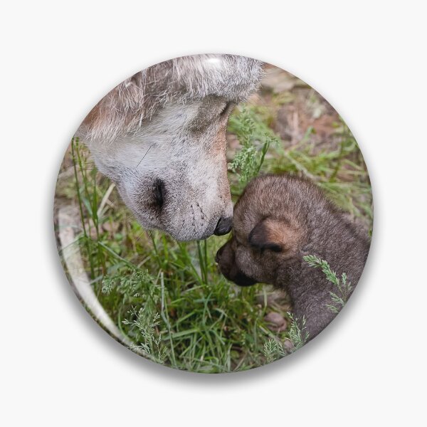 Item preview, Timber Wolf And Pup designed and sold by WolvesOnly.