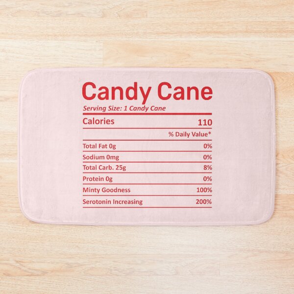Item preview, Christmas Candy Cane Nutrition Facts Funny Family Matching Xmas Pajama designed and sold by alenaz.