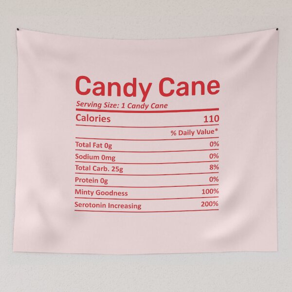 Item preview, Christmas Candy Cane Nutrition Facts Funny Family Matching Xmas Pajama designed and sold by alenaz.
