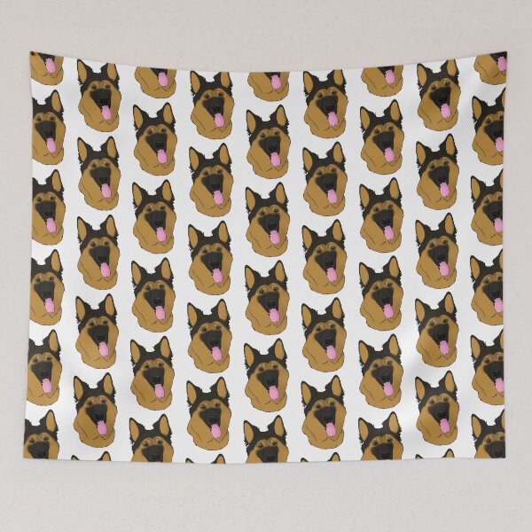 Item preview, German Shepherd Dog Longhair - Black and Tan designed and sold by Cynthiaetal.