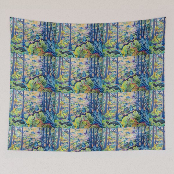 Item preview, Cat Sleeping in Jungle designed and sold by Janice Schiff.