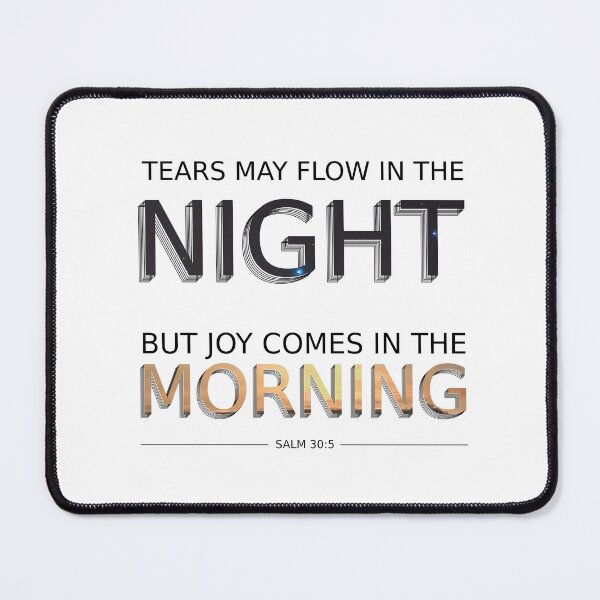 Item preview, Psalm 30: 5 sign designed and sold by Javier Narváez Solarte.