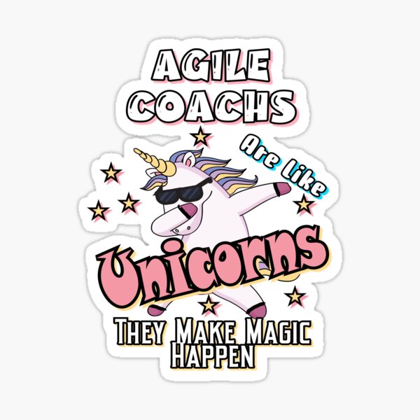 Artikel-Vorschau von Agile Coach Make Magic Happen, designt und verkauft von GoldStarling.