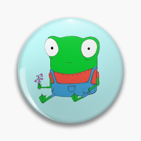 Item preview, Cute frog overalls with flowers designed and sold by Belgian-App3l.