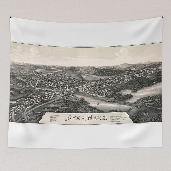 Item preview, Ayer - Massachusetts - 1886 designed and sold by paulrommer.