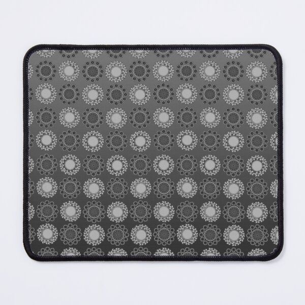 Item preview, COOL GREY FLORAL CIRCLES PATTERN designed and sold by KINGTOUCAN.