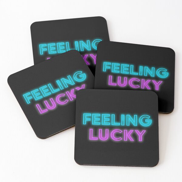 Item preview, Feeling Lucky Neon Sign designed and sold by Billi French Illustrations.