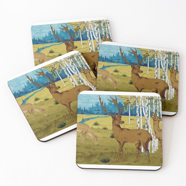 Item preview, Vintage Deer Art Print designed and sold by Eva Vincent.