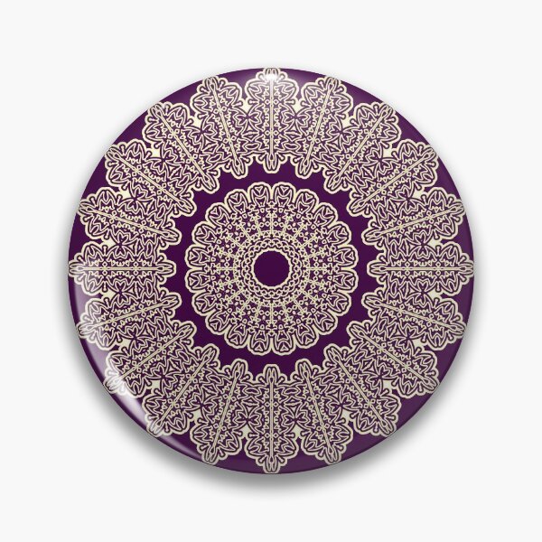 Item preview, Modern decorative design in the form of a rose in purple designed and sold by storefunnypets.