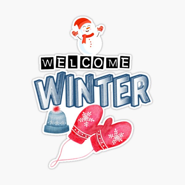 Welcome Winter Stickers