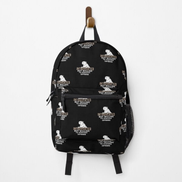 Item preview, Introverted but willing to discuss capybaras, birthday gift ideas, gift for friends, gift for boyfriend, gift for girlfriend designed and sold by oufa.