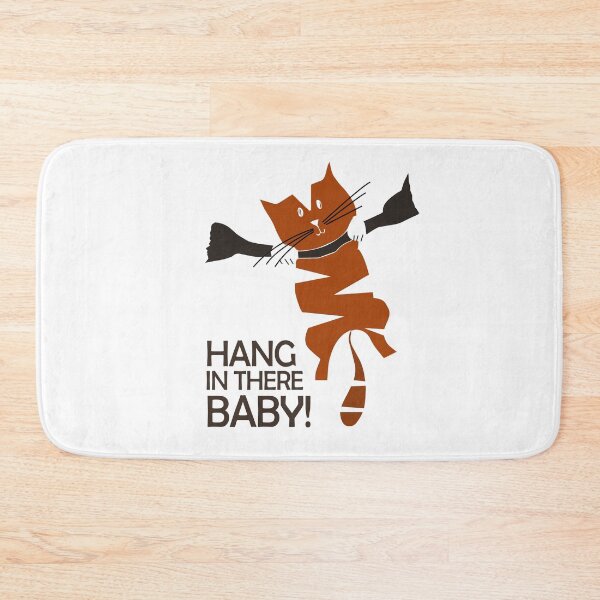 Item preview, Hang in there Baby! Orange cute funny kitty cat for pets lovers designed and sold by cinemadnesshirt.
