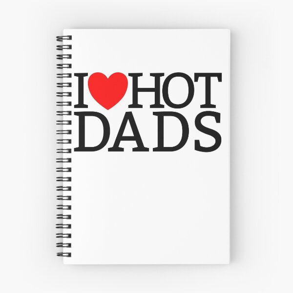 Item preview, I Love Hot Dads Red Heart Hot Father I Love Hot Dads Gear designed and sold by DynamicDesign.