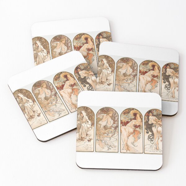 Item preview, Aesthetic Watercolor Girls Art Print designed and sold by Eva Vincent.