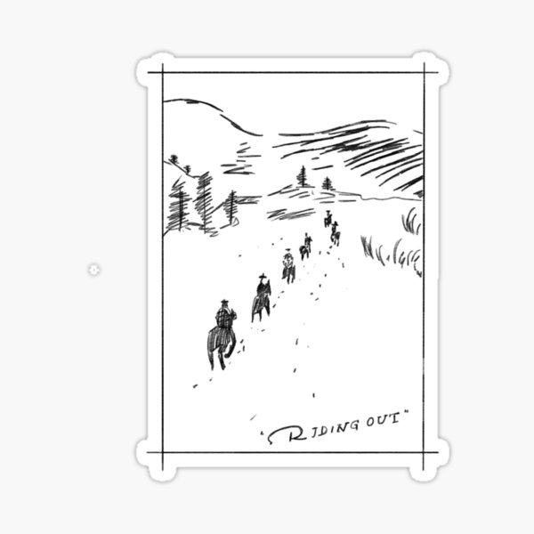 Riding Out Sticker
