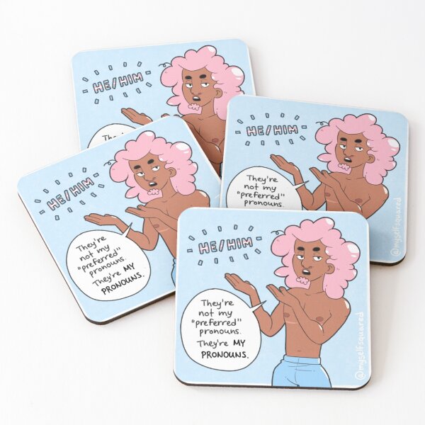 Item preview, He/Him Pronouns Cynthis designed and sold by myselfsquared.