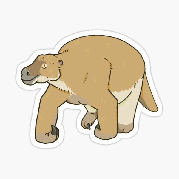 Eremotherium B (Light Coat) Sticker