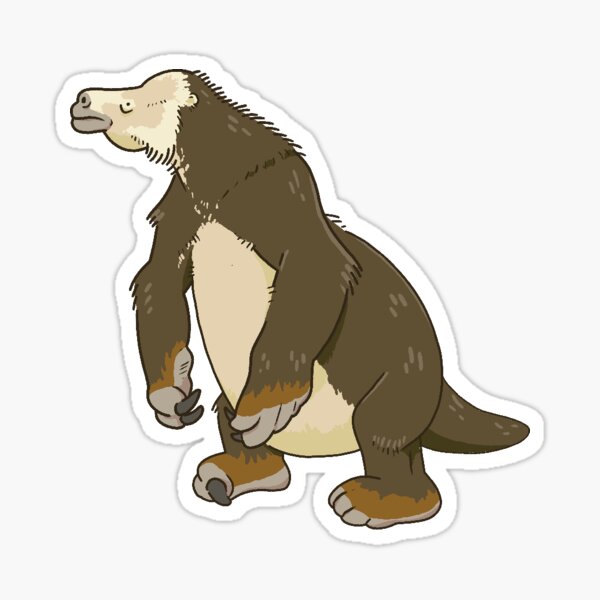 Eremotherium C (Dense Coat) Sticker