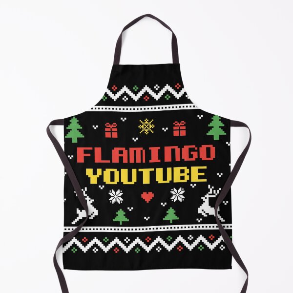 Item preview, Flamingo youtube Flamingo Plush christmas gift colored ugly lovely sweater, funny sweater, pixel artwork, 8bitart, designed and sold by SGS-.