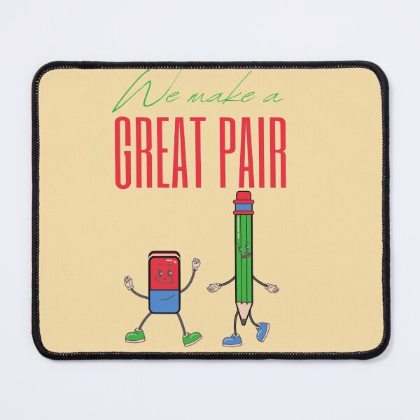 Item preview, Funny Love Message Best Better Together Pencil and Eraser -We make a great pair  designed and sold by Red-ElYoubi.