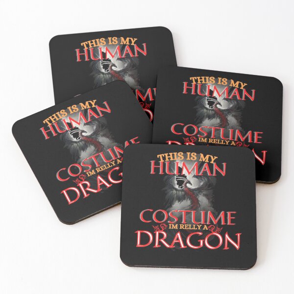 Item preview, Copy of Human Costume Im really a Dragon Halloween Essential T-Shirt designed and sold by harry mac.