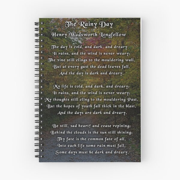 Item preview, Longfellow The Rainy Day designed and sold by Brad Chambers.