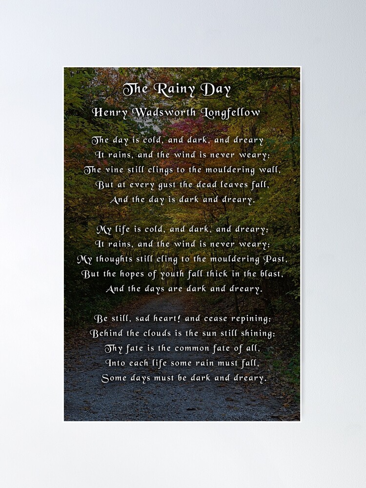 The Rainy Day - The Rainy Day Poem by Henry Wadsworth Longfellow