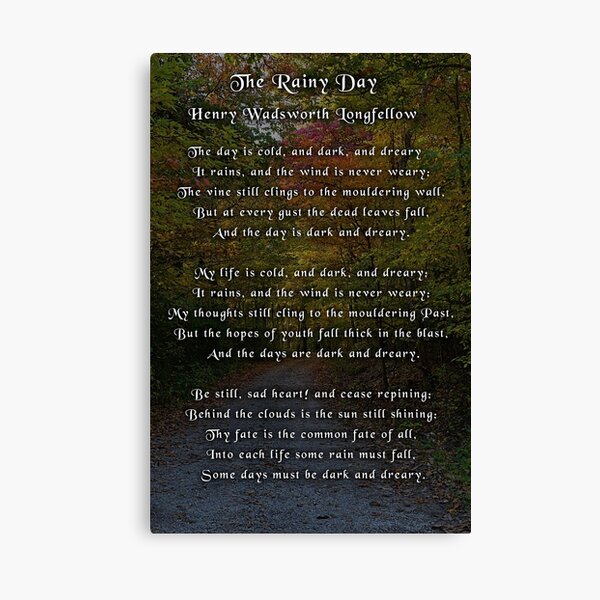 The Rainy Day by Henry Wadsworth Longfellow