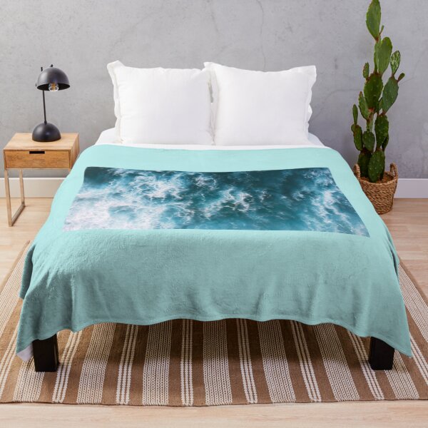 Item preview, Blue foaming waves in North Beach in Nazare, Portugal designed and sold by ToyEaston.