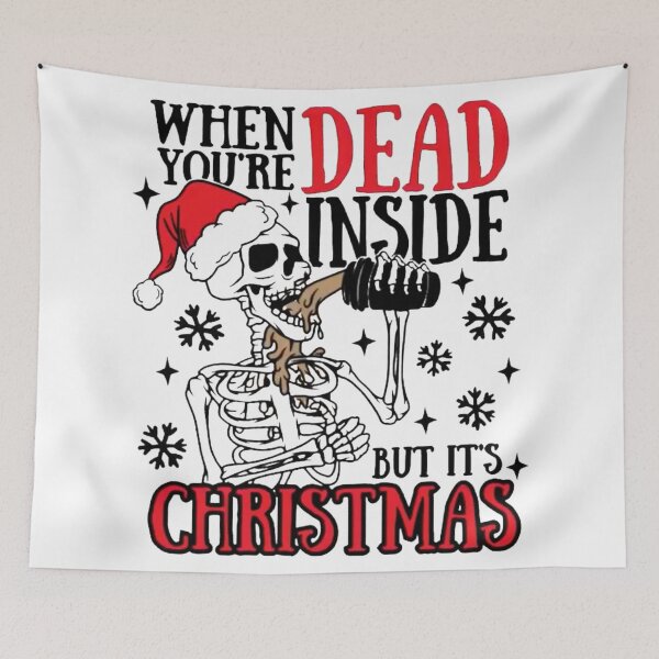 Item preview, When You're Dead Inside But It's Christmas designed and sold by introvertswear.