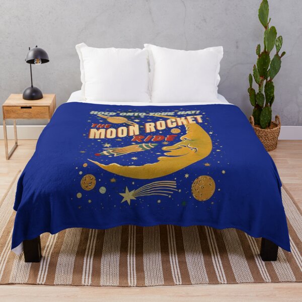 Item preview, Moon Rocket Retro Vintage Sign designed and sold by K1Store.