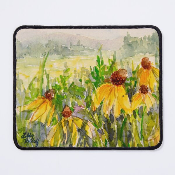 Item preview, Coneflower Watercolor designed and sold by LibbyRudolfArt.