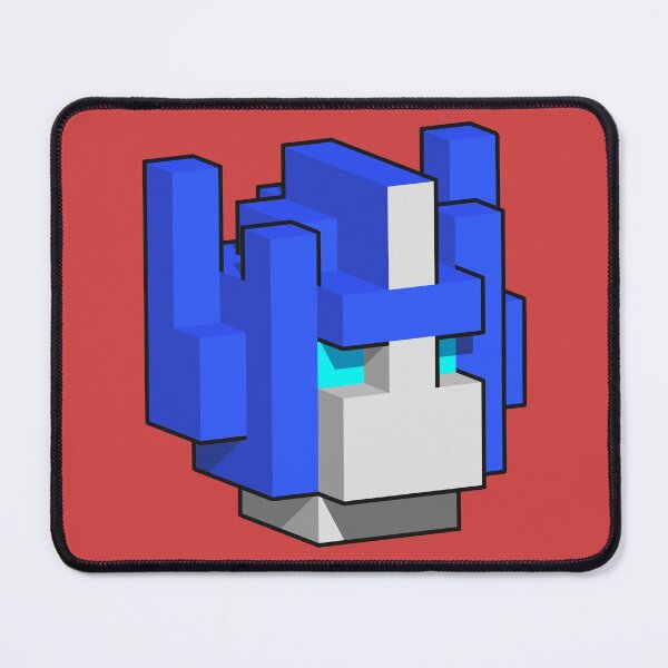 Item preview, Transformers Optimus Prime head 3d pixel art designed and sold by planetwinters.