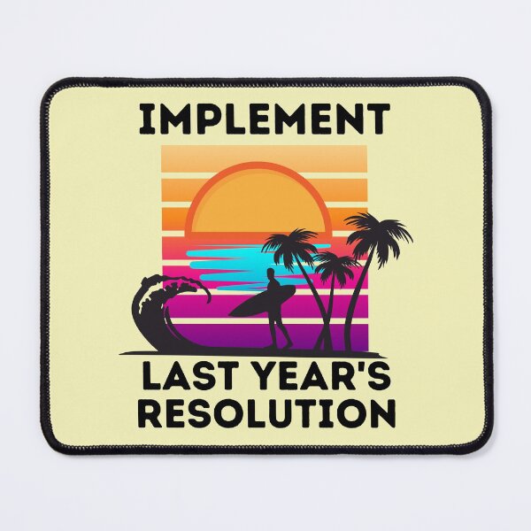 Item preview, My new year’s resolutions-implement last year's resolution designed and sold by theredsharp.
