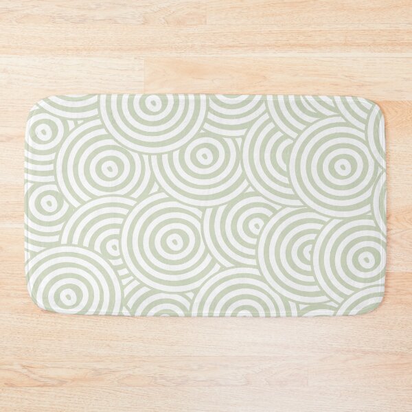 Artikelvorschau, Green and White Hypnotic Circle Pattern Pairs Diamond Vogel 2022 Popular Color Balance 0748 entworfen und verkauft von ColorOfTheYears.