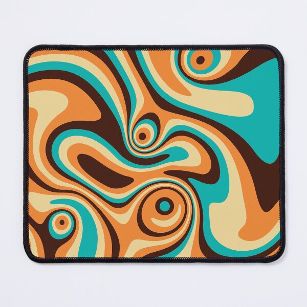 Item preview, Brown, orange, yellow and blue marble designed and sold by Captain Chromatic.