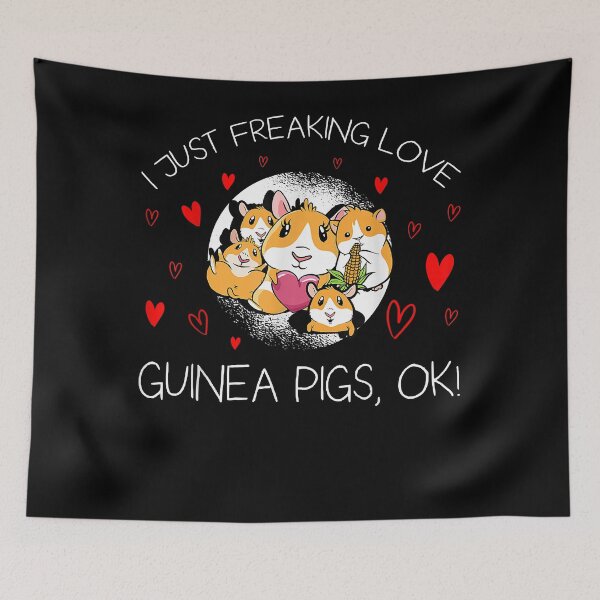 Item preview, I Just Freaking Love Guinea Pigs, Ok! Pigs Animal Pet Design designed and sold by AlexanderGrace.