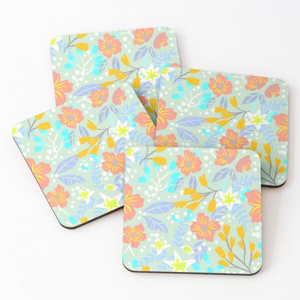 Item preview, Floral Pattern - Light Green designed and sold by tessartsweden.