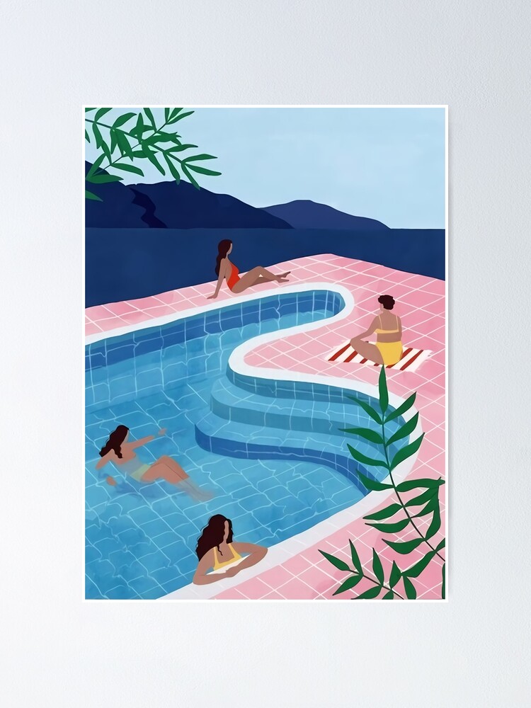 Pool Ladies - David Hockney