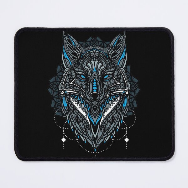 Artikelvorschau, Wolf Zentangle entworfen und verkauft von Hartics.