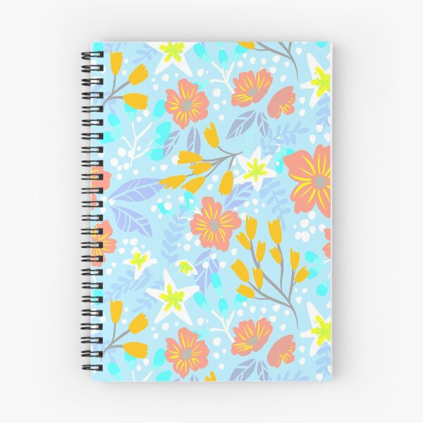 Item preview, Floral Pattern - Light Blue designed and sold by tessartsweden.