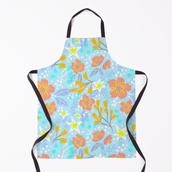 Item preview, Floral Pattern - Light Blue designed and sold by tessartsweden.