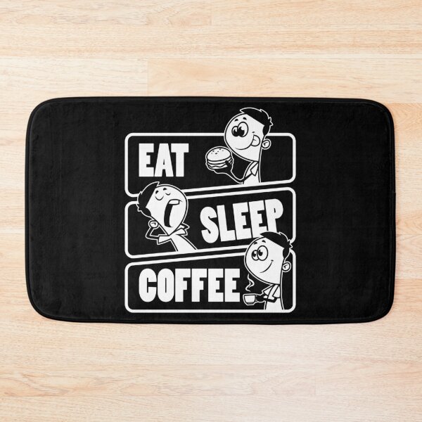 Artikelvorschau, Eat Sleep Coffee Repeat - Produkt für Kaffeeliebhaber entworfen und verkauft von theodoros20.